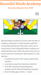 Mobile Screenshot of beautifulmindsacademy.com