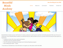 Tablet Screenshot of beautifulmindsacademy.com